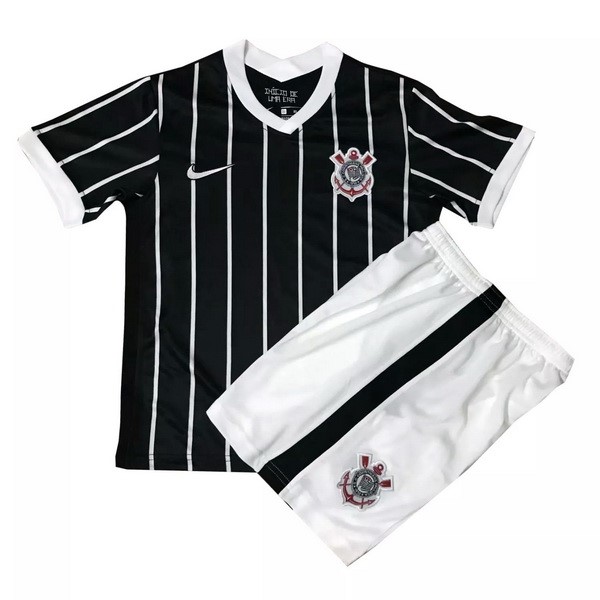 Camiseta Corinthians Paulista Segunda Equipación Niño 2020-2021 Negro